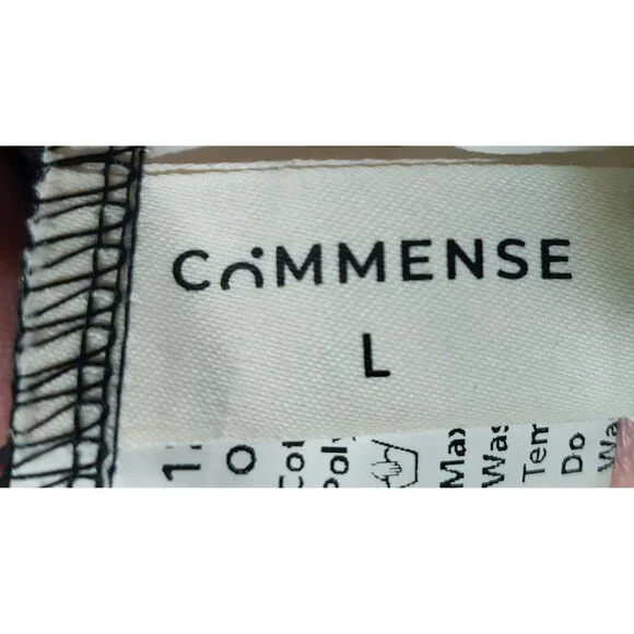 NWT Commense Black Ribbed Racerback Tank Maxi Dress W/Pockets Size Large - Picture 3 of 8